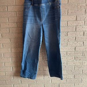 SPANX Classic Blue Straight Leg Jeans